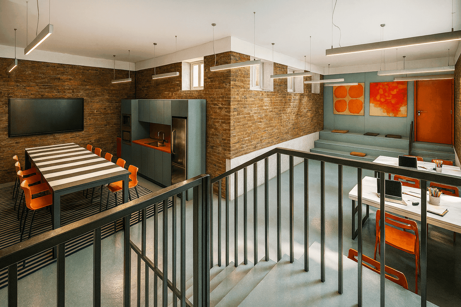Flex Lounge Space – Common Area for the 325 James Community