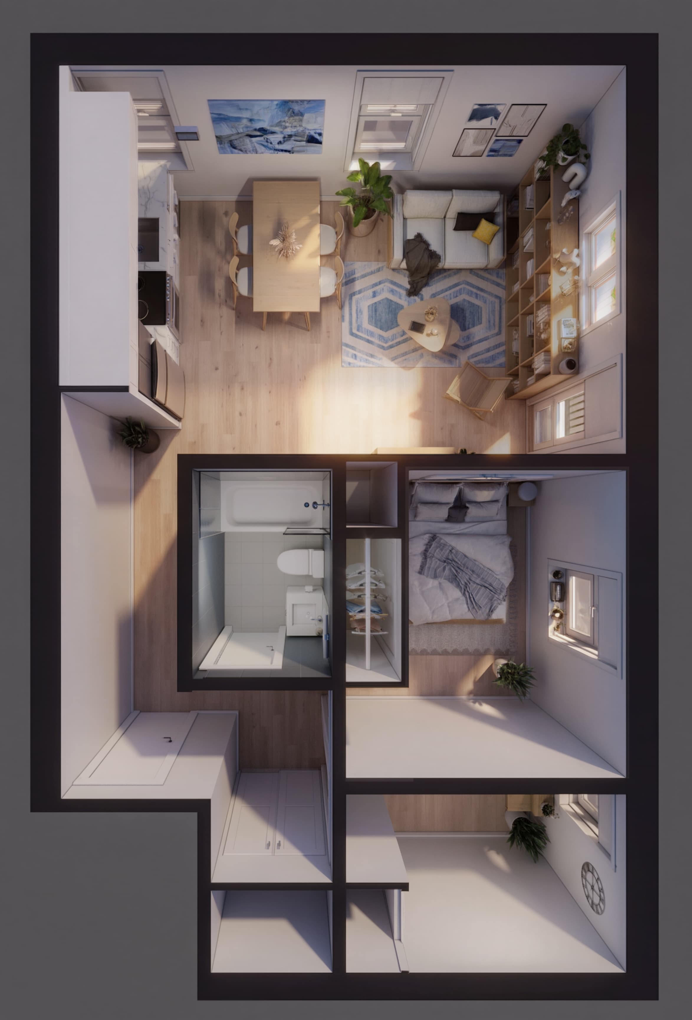 1Bedroom + Den - J23